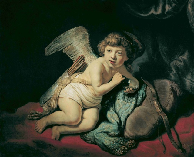 Рембрандт, Амур с мыльным пузырем, 1634 © Sammlungen des Fürsten von und zu Liechtenstein, Vaduz–Wien